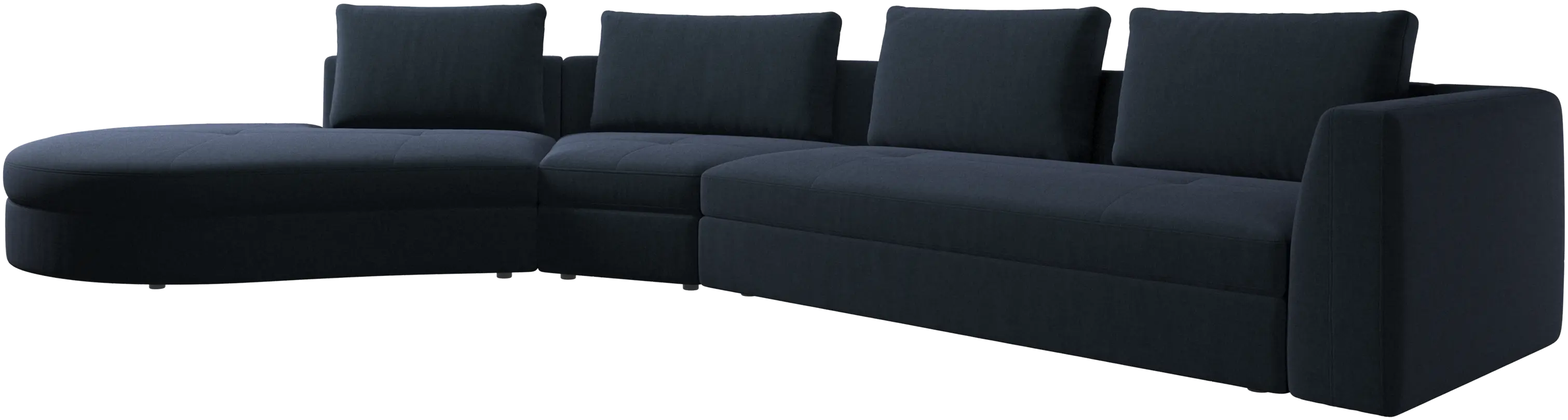BoConcept Bergamo ソファ② Bergamo sofa with round lounging unit,ライト | sofa | Bergamo
